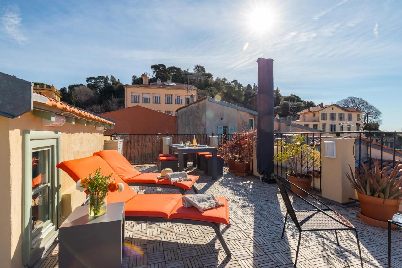 Le Chateau - The Most Beautiful Sight In Old Town, Private Terrace ニース エクステリア 写真